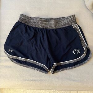 LG Women's Navy and Gray Athletic Shorts